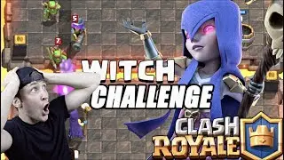 CLASH ROYALE - INSANE NEW WITCH CHALLENGE | HOW TO WIN!!