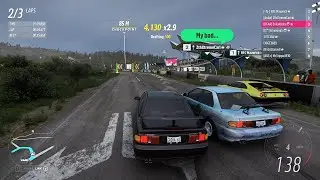 Forza Horizon 5 - Mitsubishi Lancer EVO 3 GSR, With Anti-Lag In A-Class!