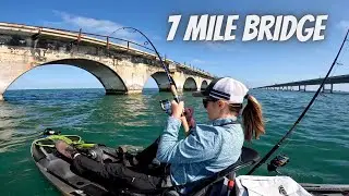 Kayak Fishing The Keys Famous 7 Mile Bridge   -   Ep. 3