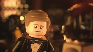 Bames Nond's having a stronk but in LEGO