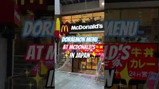 I TRIED the Doraemon menu at McDonald’s in Japan 🤩 