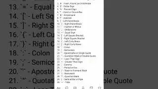 🤩🤩 Computer keyboard keys symbols names(special keys)@Subscribe,like,&share for more useful updates🔔