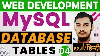 04 Create MySQL Database Table In phpMyAdmin Tutorials For Beginners In Urdu & Hindi
