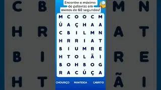 Desafio Caça Palavras🎮 #desafio #caçapalavras #quis