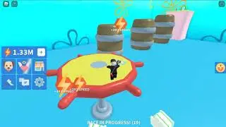 Прошёл новую карту красти крабс в Roblox Новая обнова в Симулятор скорости выполнения Общий Роблокс