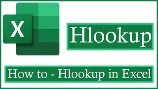 How to - HLOOKUP in Excel