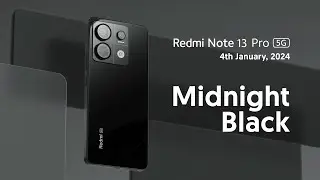 Redmi Note 13 Pro 5G | Timeless Midnight Black