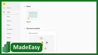 How to Create a New Power BI Report File