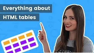 How to build HTML table tutorial