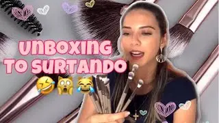 Unboxing- AliExpress de pincéis para olhos Animor