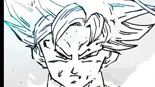 (PROP) Ultra Instinct Goku Animation #animation