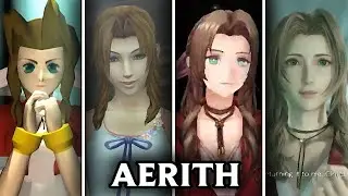 Aerith Gainsborough Evolution In Video Games From 1997 - 2024 #evolution
