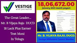 Mr. Vijaya Raju DUCD Sir Speech In Telugu...#vestige #millionaire #business #networkmarketing