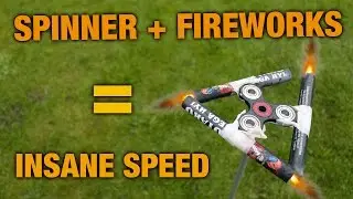 FIDGET SPINNER + FIREWORKS = INSANE!! + giveaway