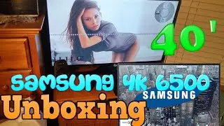 Samsung 4K UHD JU6500 Smart TV - 40' Unboxing