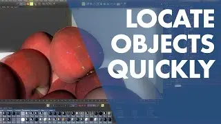 Cinema 4d quick tip - Locate your objects quickly