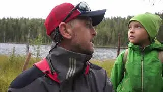 Дикое озеро в Карелии