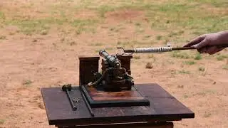 The last firing of "Old Faithful" on the range for 2020.