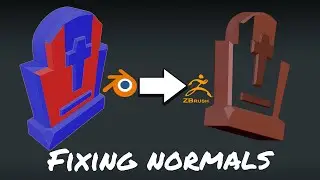 Fixing normals issue between Blender and Zbrush