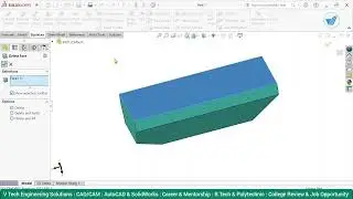 How to convert a solid model in sheet metal in solidworks | convert to SheetMetal | SolidWorks