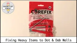 Fixing Heavy Items to Dot & Dab Walls