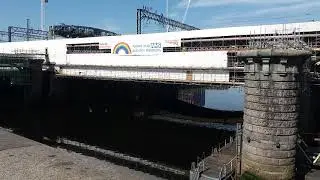 National Rail Thanks NHS workers on refurbishing Clyde Bridge (NOISE ALERT)