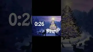 1 Minute (60 Seconds) Christmas Countdown Timer w/ Music & Animated Animals #1minute #musictimer