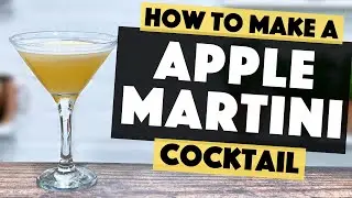 Appletini Cocktail | How to make Apple Martini Vodka Cocktail | Steve the Barman