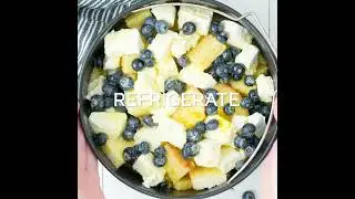 Air Fryer Blueberry French Toast Casserole