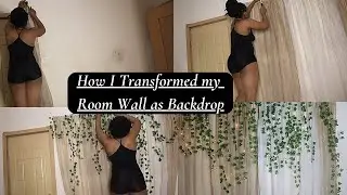 How I Transformed my Room Wall as Backdrop | DIY EASY AND AFFORDABLE BACKDROP