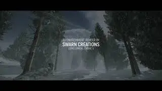 Snow Forest Render Using UNREAL ENGINE 5