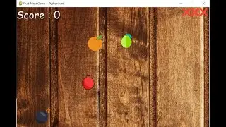 How to Make Ninja Fruit Game in python | Python Project