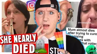 INFECTED Daith Piercing ROTTED Her Ear Away | Reacting To Instagram DMs | Roly Reacts