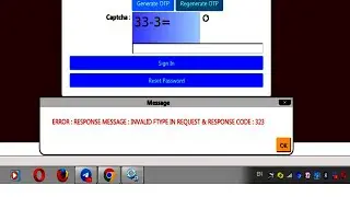 ERROR : RESPONSE MESSAGE : INVALID FTYPE IN REQUEST & RESPONSE CODE : 323 || PNB BC CSP PROBLEM SOLV