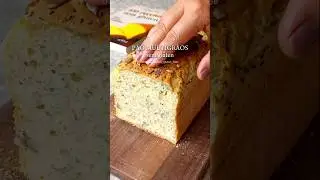 PÃO MULTIGRÃOS sem glúten #shorts #glutenfree