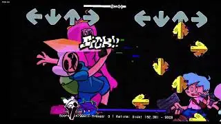 Gummy Substance from FNF Pibby Corrupted, but there is only sword notes.