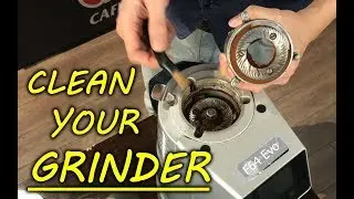 [139] 9 Steps to clean your coffee bean grinder ( Fiorenzato F64 Evo ) by Malaysia Barista