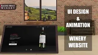 UI Design & Animation - Winery