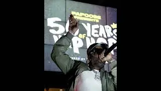 Jim Jones performing at the 50 Years of Hip Hop event at 40/40 Club NYC