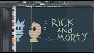 Midi Lab-Rick And Morty Midi Art#2 | What Rick And Morty Sounds Like MIDI Art