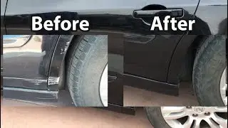 Permanent Marker on Deep Car Scratch
