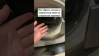 How to remove mold and unpleasant odors from your washing machine!
