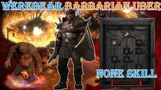 Diablo II Resurrected - WereBear Skill None Barbarian Uber Tristram(Special Build)