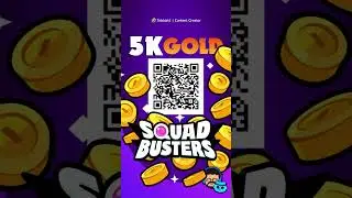 ‼️ FREE GOLD, ORO GRATIS en SQUAD BUSTERS 🎁 Escanea el CÓDIGO QR ✨ #SquadBusters #GiftedBySupercell