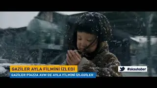 Gaziler Ayla Filmini İzledi