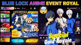 FF Max 🔥 Anime Blue Lock 🥳 Free Rewards | Event Free Fire Calendar | FF Max New Event Update Today