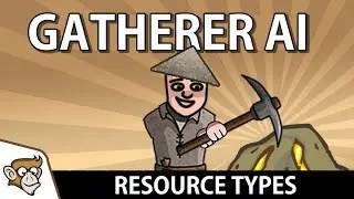 Resource Types: Gold, Wood - Simple AI Resource Gatherer (Unity Tutorial)