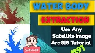 Water body Extraction from Any Satellite Image   Easy Steps