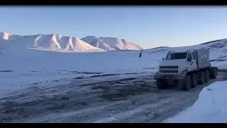 Вездеход "Русак" - экспериментальный пробег Якутск-Певек, начало. 2018 год