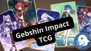 Genshin Impact probando el TCG || Juego de cartas